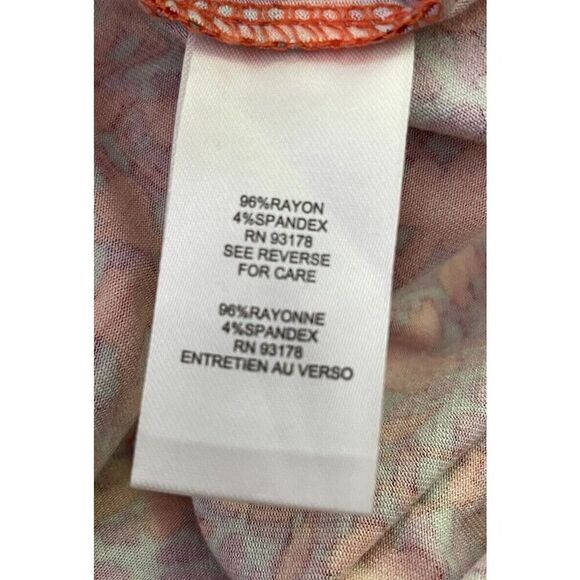 Tahari Plus Size 3X Dress Short Sleeve Stretch Knee Length Rayon Spandex - Picture 8 of 8